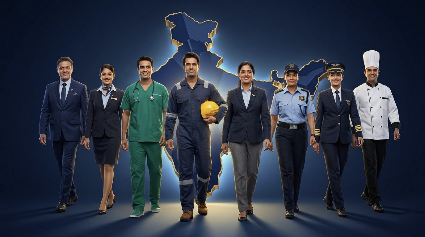 Ayush Uniforms — serving every profession across India
